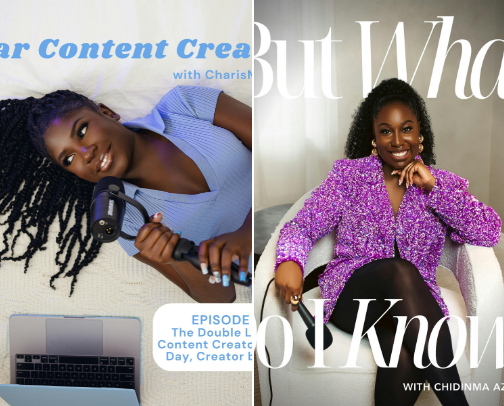 🎙️Podcasts I listen to cover photo collage
