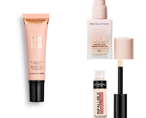 affordable makeup routine for dry and sensitive skin cover photo collage