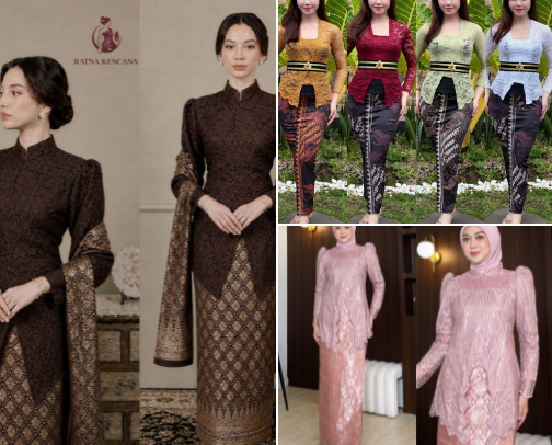 Indonesian Beautiful Kebaya Collection 🤍🌷 cover photo collage