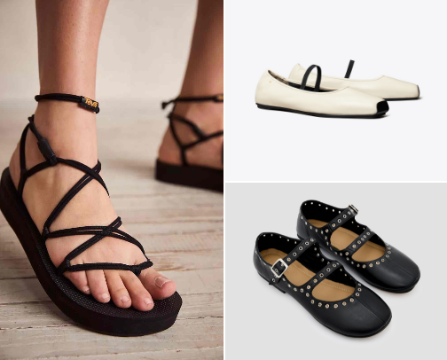 Walking shoes that are not sneakers cover photo collage