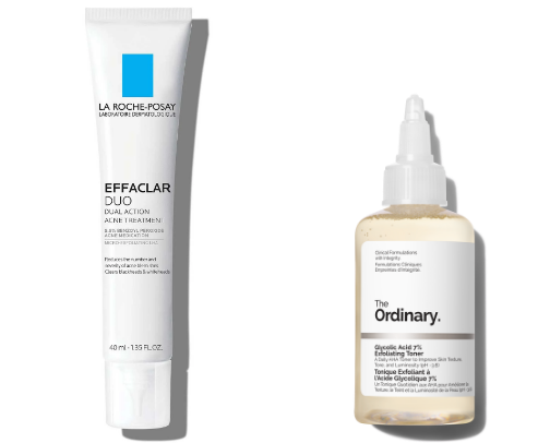 Skincare routine for problematic and sensitive skin cover photo collage