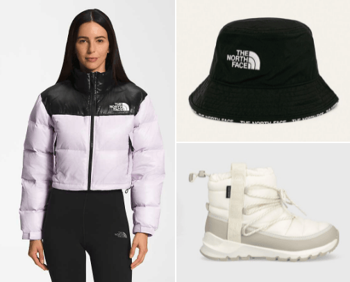 The North face cover photo collage