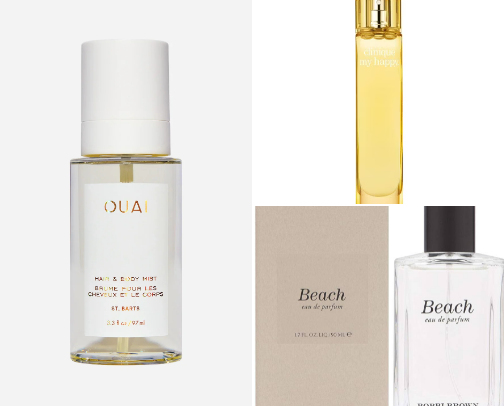 “Where’s the beach?!” Summer fragrance recs 🏝️ cover photo collage