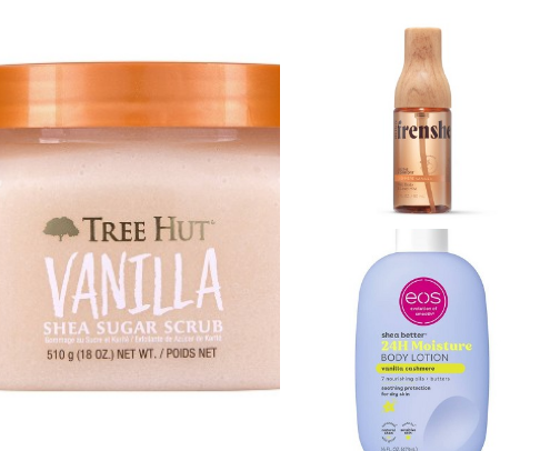 vanilla essentials 🍨🤎 cover photo collage