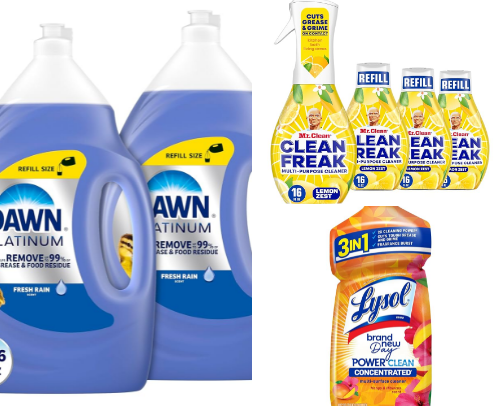 Cleaning Products cover photo collage