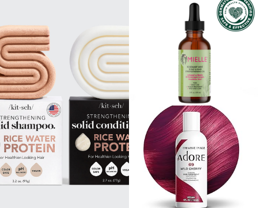 Haircare Products At Your Fingertips cover photo collage