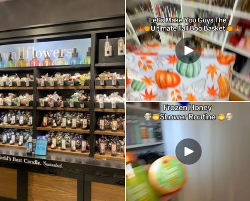 Bath body works cover photo collage
