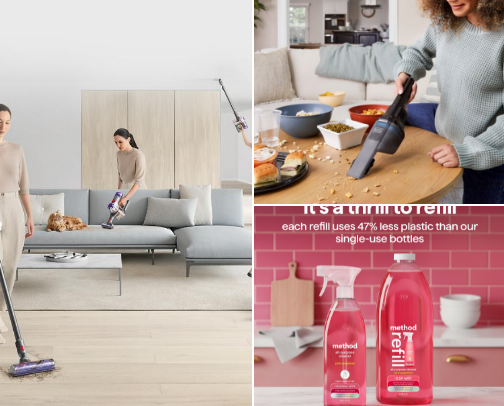 Home Products That Make Cleaning Less Annoying cover photo collage
