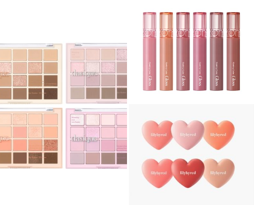 k-beauty essentials 🌸💄 cover photo collage