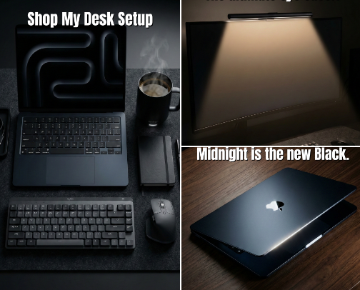 Workspace Tech & Desk Setup cover photo collage