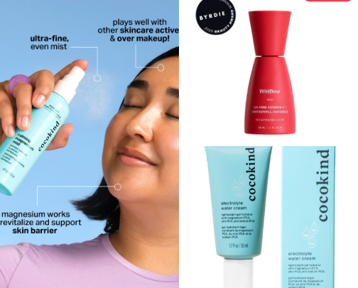 Skincare products I have on rotation right now! cover photo collage