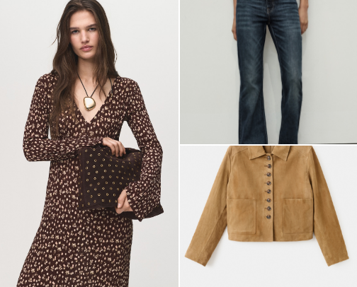 Fall staples from MANGO you need in your closet cover photo collage