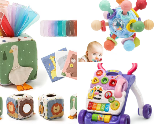 Infant baby gifts 🩷🤍🩵 cover photo collage