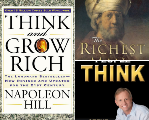 Personal Growth & Wealth Building Books cover photo collage