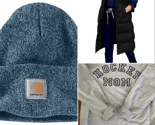 Hockey Mom Essentials 🏒💙 cover photo collage