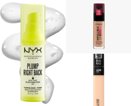 Combo Skin Makeup (Under $20) cover photo collage