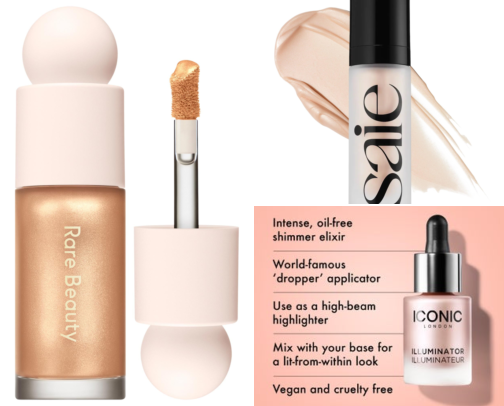 Top 10 Liquid Highlighters cover photo collage