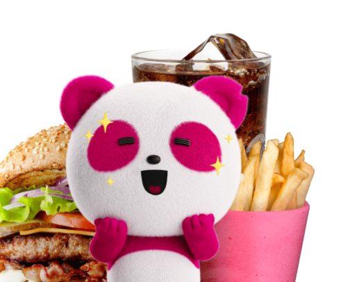 Food delivery cover photo collage