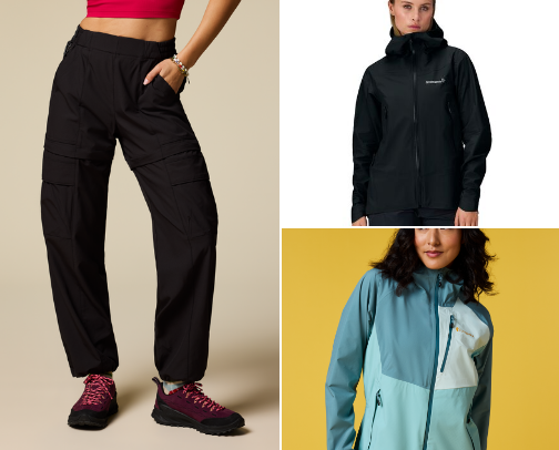 Hiking clothes I love cover photo collage