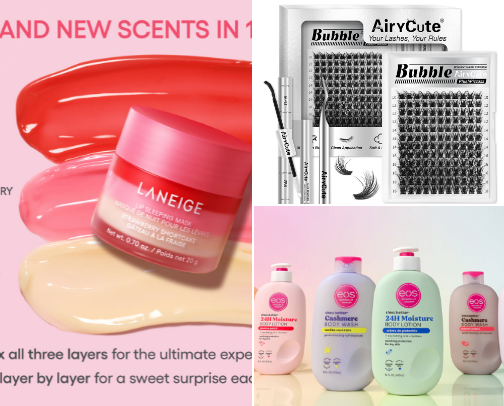 My favorite beauty recs cover photo collage