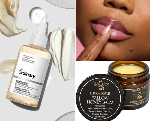 Treat your SKIN properly✨️ cover photo collage
