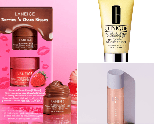 Skincare cover photo collage