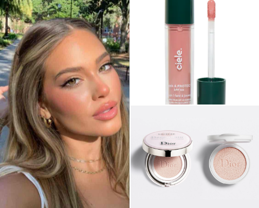 Summer makeup (products) + SPF!!🍸🍉☀️⛱️ cover photo collage