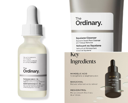 Beauty products ✨ cover photo collage