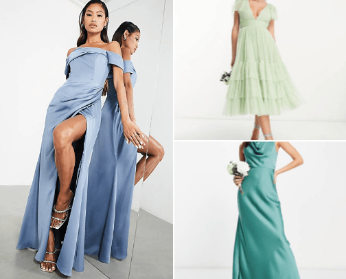 Bridesmaids dresses ideas 👗 cover photo collage