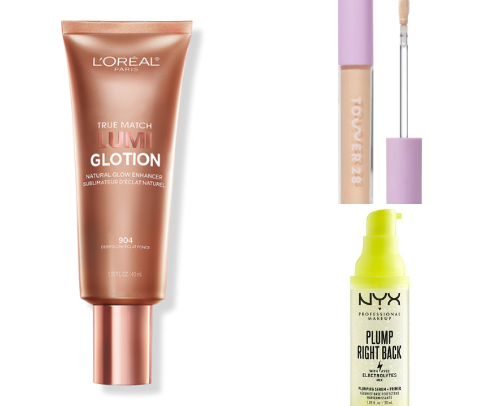 Skincare in makeup? SAY LESS cover photo collage