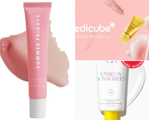 My favorite beauty recs cover photo collage