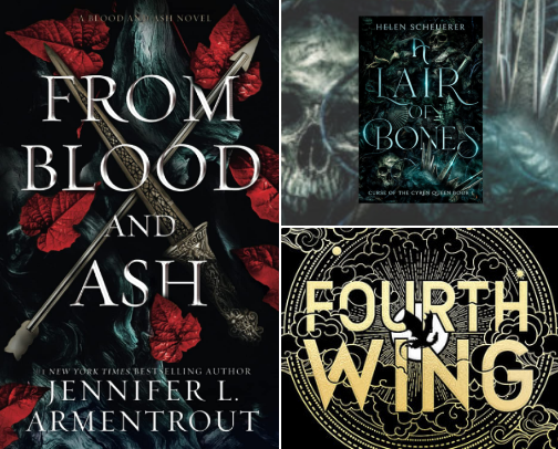 Fantasy book recs 🔮 cover photo collage