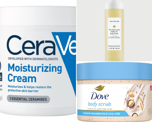 Best body care products cover photo collage