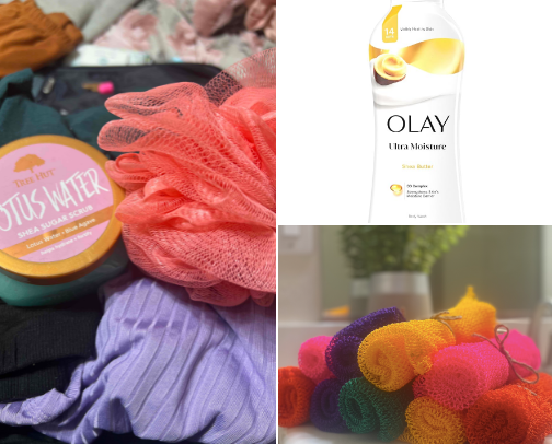 Bath time products that will make you feel like I'm at the Spa. cover photo collage