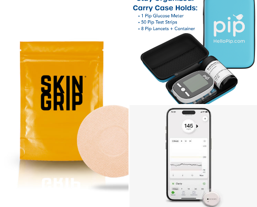 Diabetic supplies cover photo collage