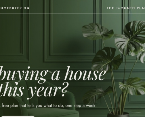 you wanna buy a house, but don't know where to start? cover photo collage