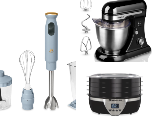 Kitchen gizmos and gadgets cover photo collage