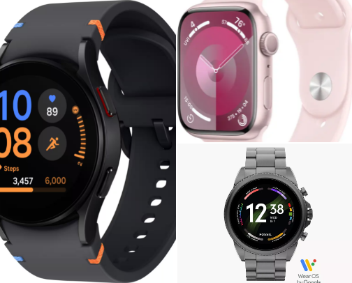 Smart Watches cover photo collage