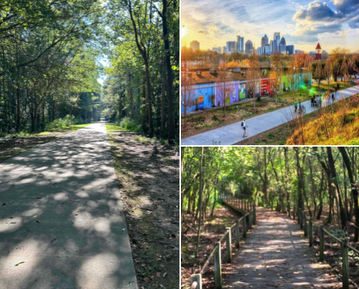 Favorite Walks Around Atlanta- Where City Vibes Meet Nature cover photo collage