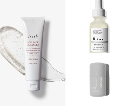 Tretinoin-Compatible Skincare Routine for Acne-Prone Skin cover photo collage