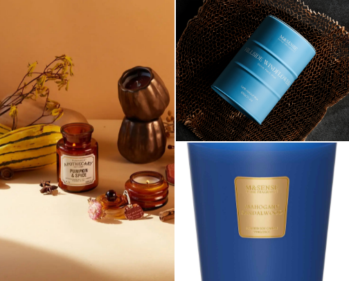 Candle lovers - all shapes and scents cover photo collage