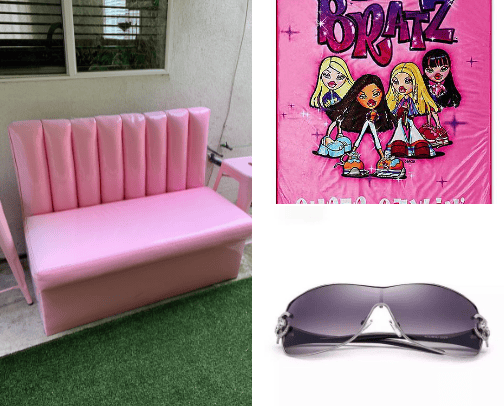 Y2K room decor cover photo collage