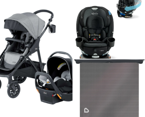 Baby gear cover photo collage