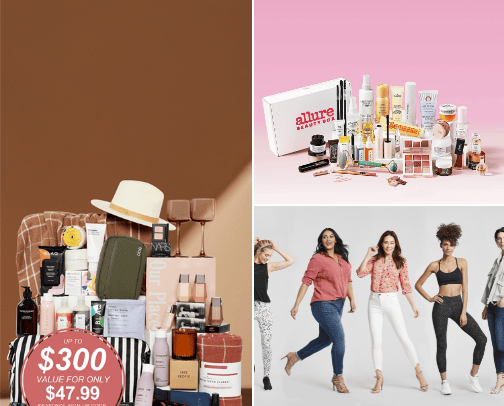 A+ subscription boxes cover photo collage