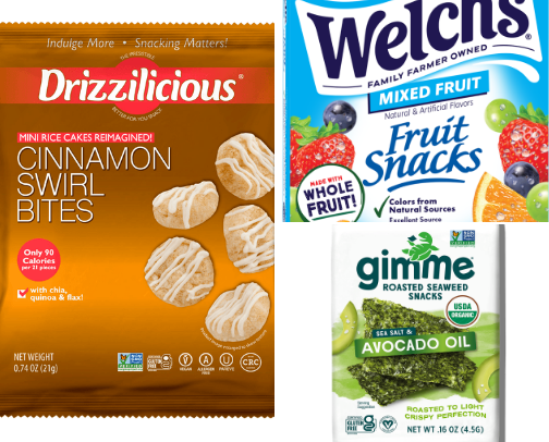 fav snacks! cover photo collage