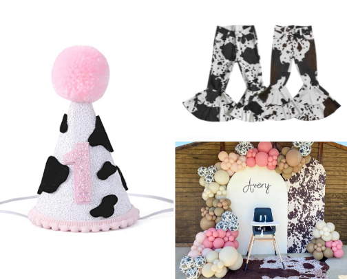 Holy COW, my baby is ONE! 🐮💕 cover photo collage