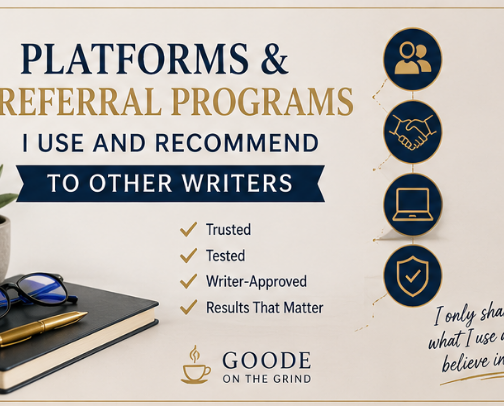 My Income Related Platforms, Programs & Products, Plus Creator Tools to Stay Organized cover photo collage
