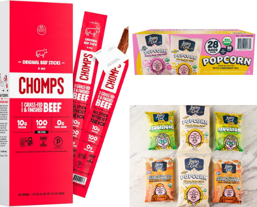 🍿🧃Better for you Snack/Food Swaps 🍫🍪 cover photo collage