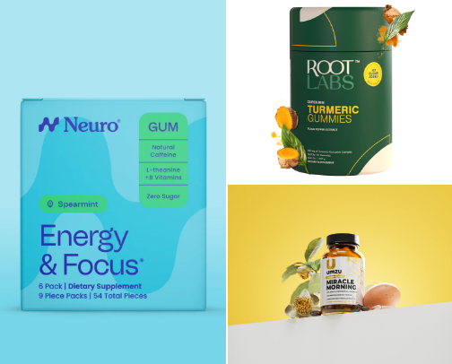 💊 Supplements, Gummies, Vitamins + Minerals cover photo collage