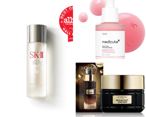 Skincare for Mature Dry Skin cover photo collage